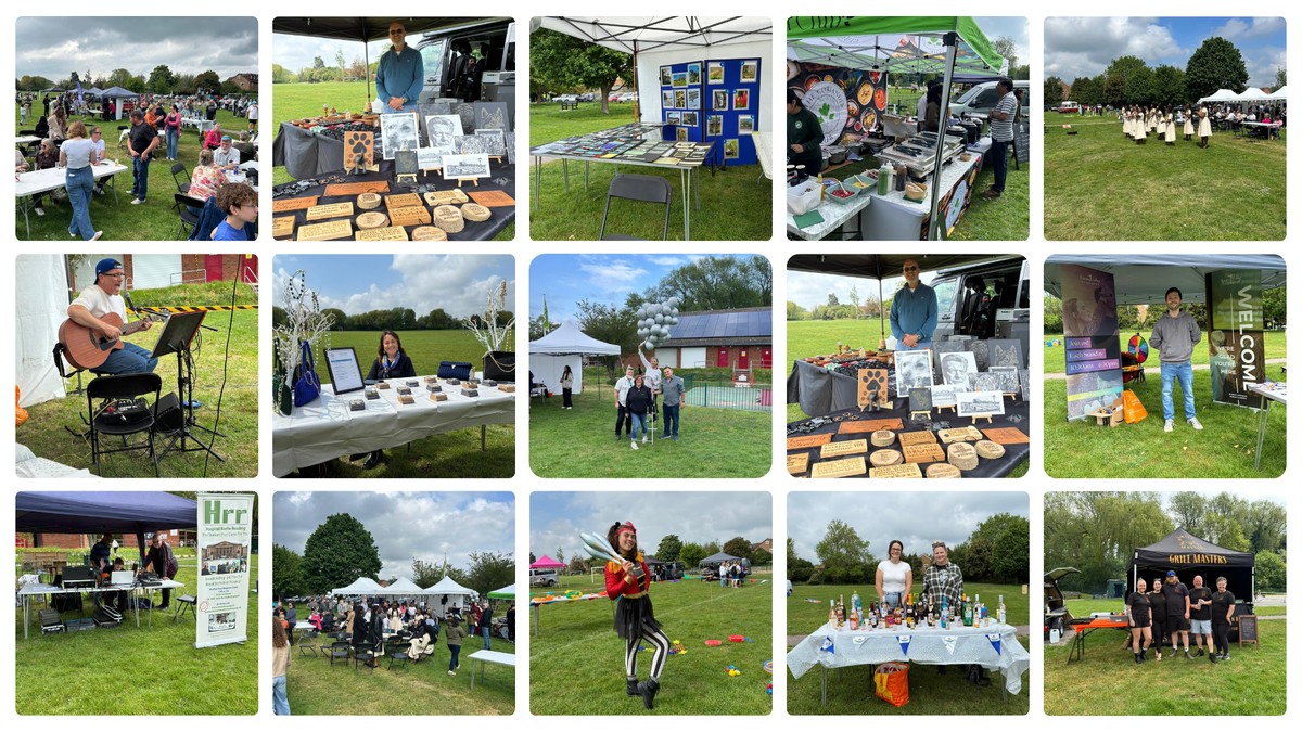 Photo collage of Holybrook Parish Silver Anniversary Celebration