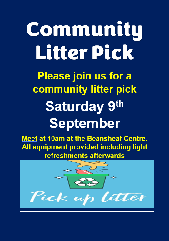 Community Litter Pick Event: Saturday, 9th September 2023
